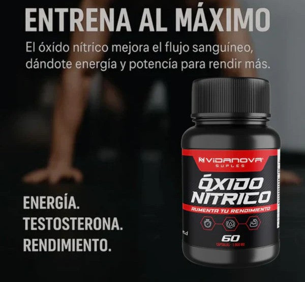 OXIDO NITRICO 1000MG 60 CAPS